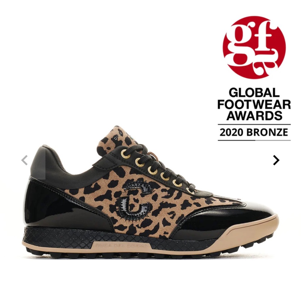 Duca Del Cosma King Cheetah womens golf shoes - 7.5